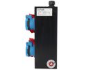 Small hard rubber distributor box type 2516, black