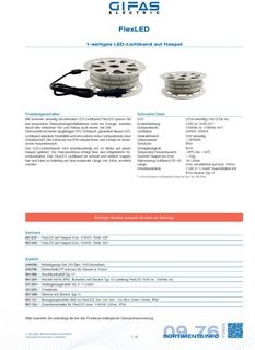 09 76 FlexLED - one-sided LED light strip on reel