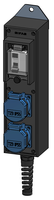 Small mobile distribution box hard rubber type 1400