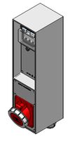 Boîtier de distribution type 4512, gris clair