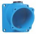 Zoccolo a parete in metallo per DS F400, angolo 30°, filettatura M50 (senza pressacavo)