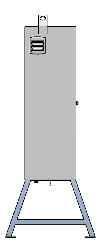Baustromverteiler 400A, Stahlblech