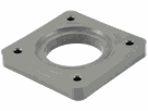 Packing set for cable gland polyamide black, clamping range 55-65mm, fixing accessories included
