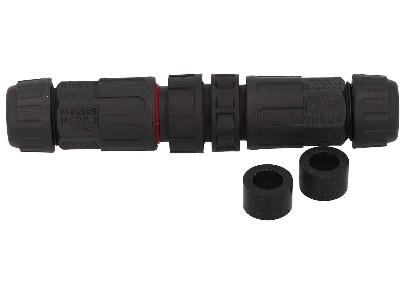 Verbinder M19 3P für Versorgung CraneLED