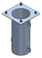 Floor flange stainless steel for QUADRO M