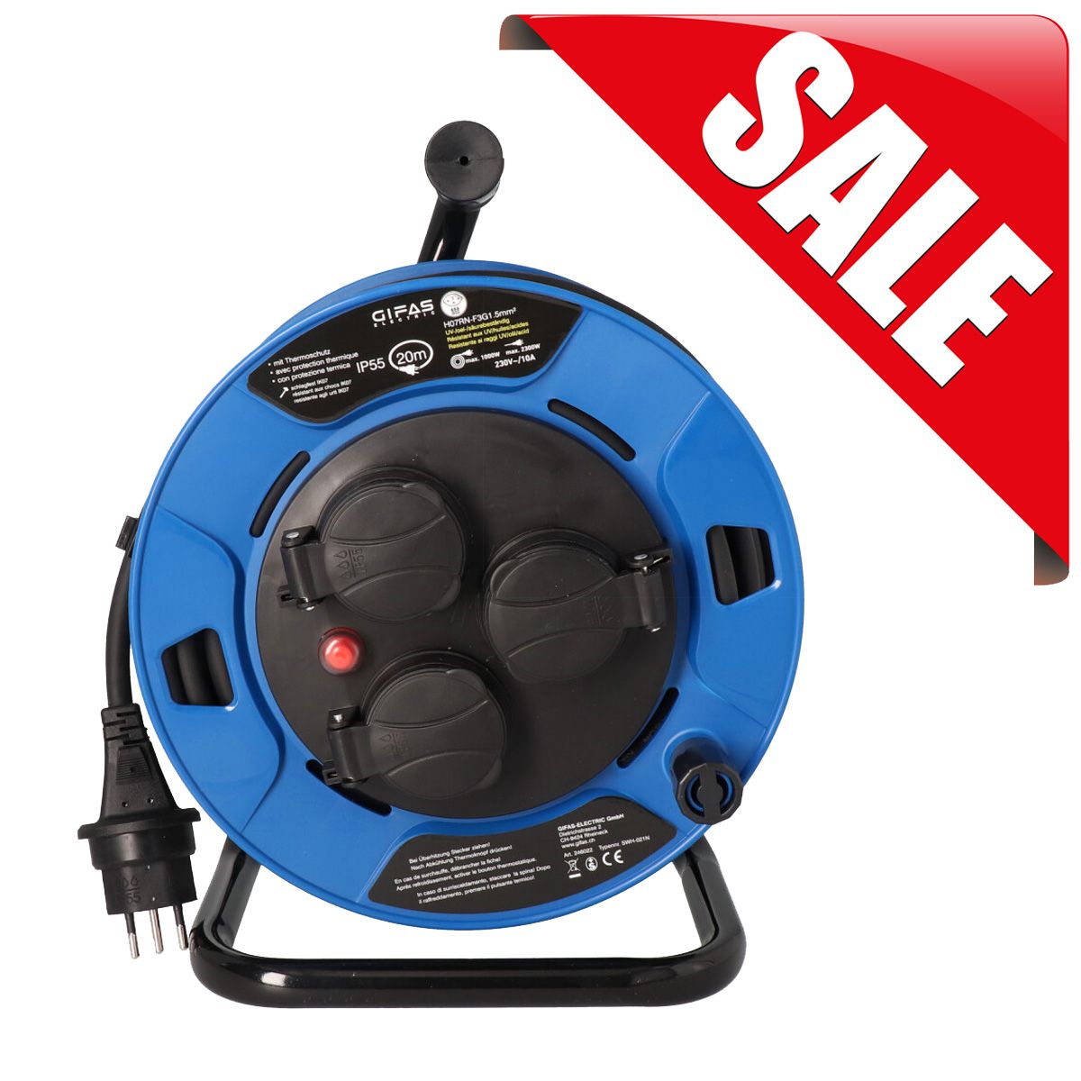 Cable reel plastic type 530, 230V