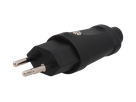 Plug type 12 TH strong IP20230V/10A/P+N+PE black