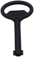 Chiave doppie linguette 3mm, nero