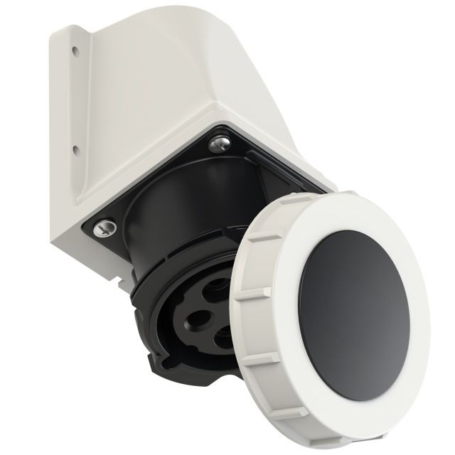 Wall socket CEE 32A/500V, 3P+N+PE/7h, IP44