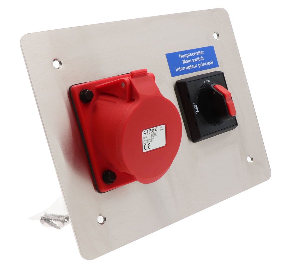 V2A plate 270x200x2mm equipped with