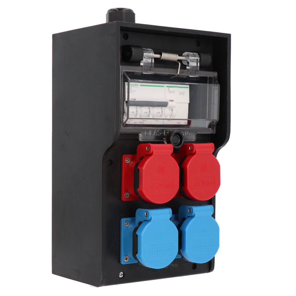 Hartgummiverteiler Typ 7200, schwarz