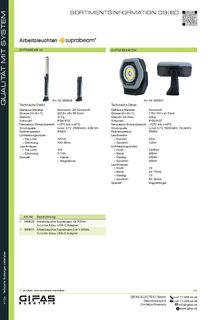 09 60 Working lamp Suprabeam