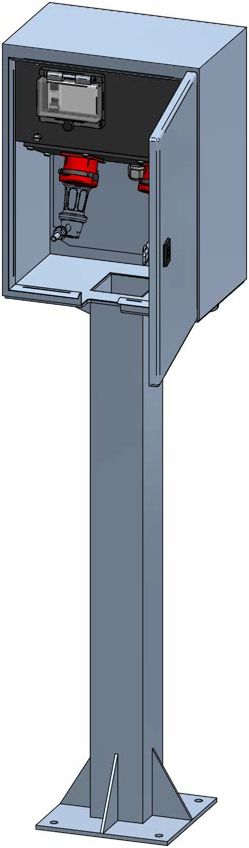 AP-Stromverteilung V2A-Standrohr,