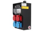 Hard rubber distributor box type 7200, black