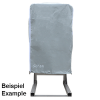 Copricasco in PVC grigio, taglia M