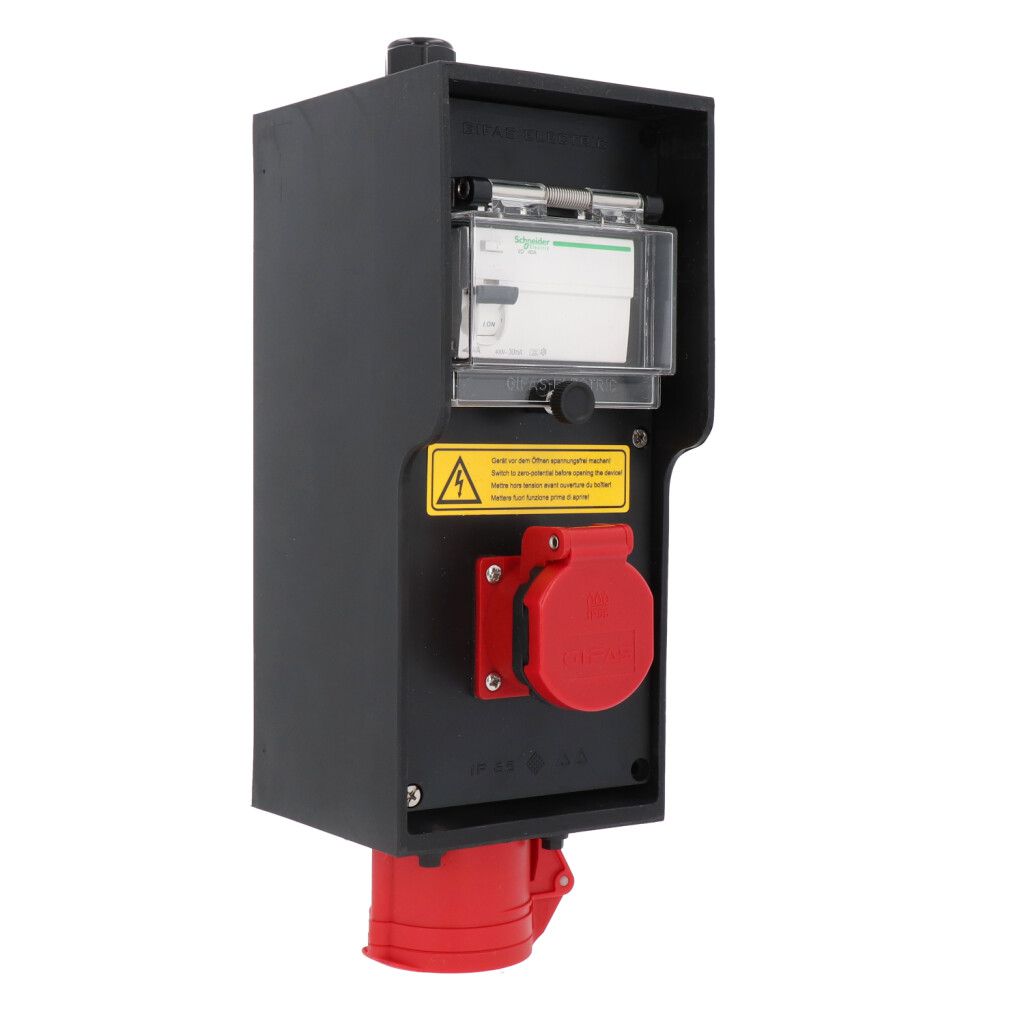 Small hard rubber distributor box type 2812, black