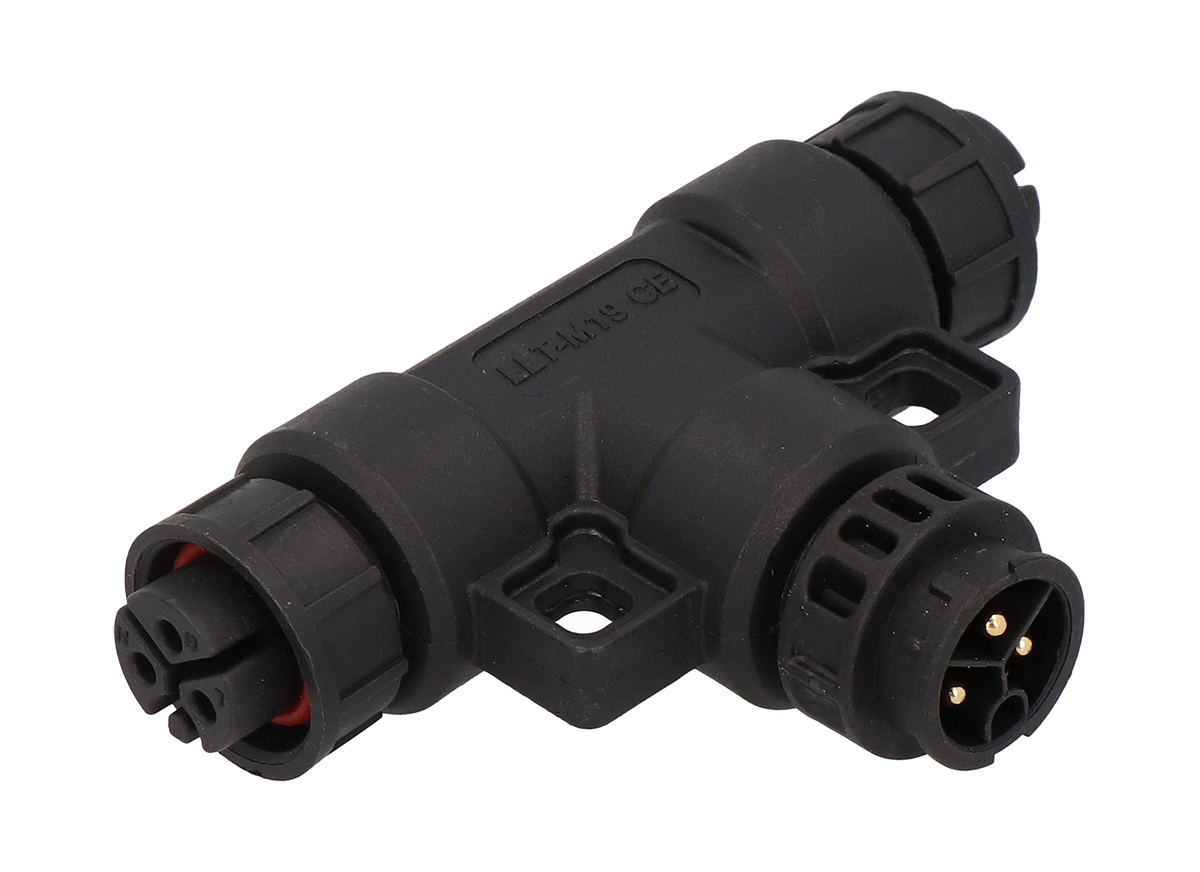 T-Stück M19 3P für Versorgung CraneLED