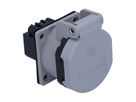 Built-in socket type 23 IP55 grey