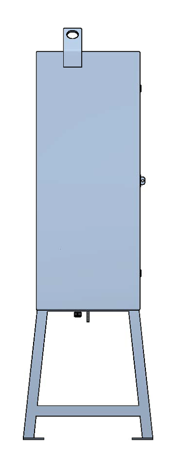 Baustromverteiler 100A, Edelstahl V2A