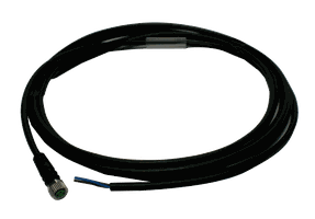 Connection cable 20m black, with straight connector 3P