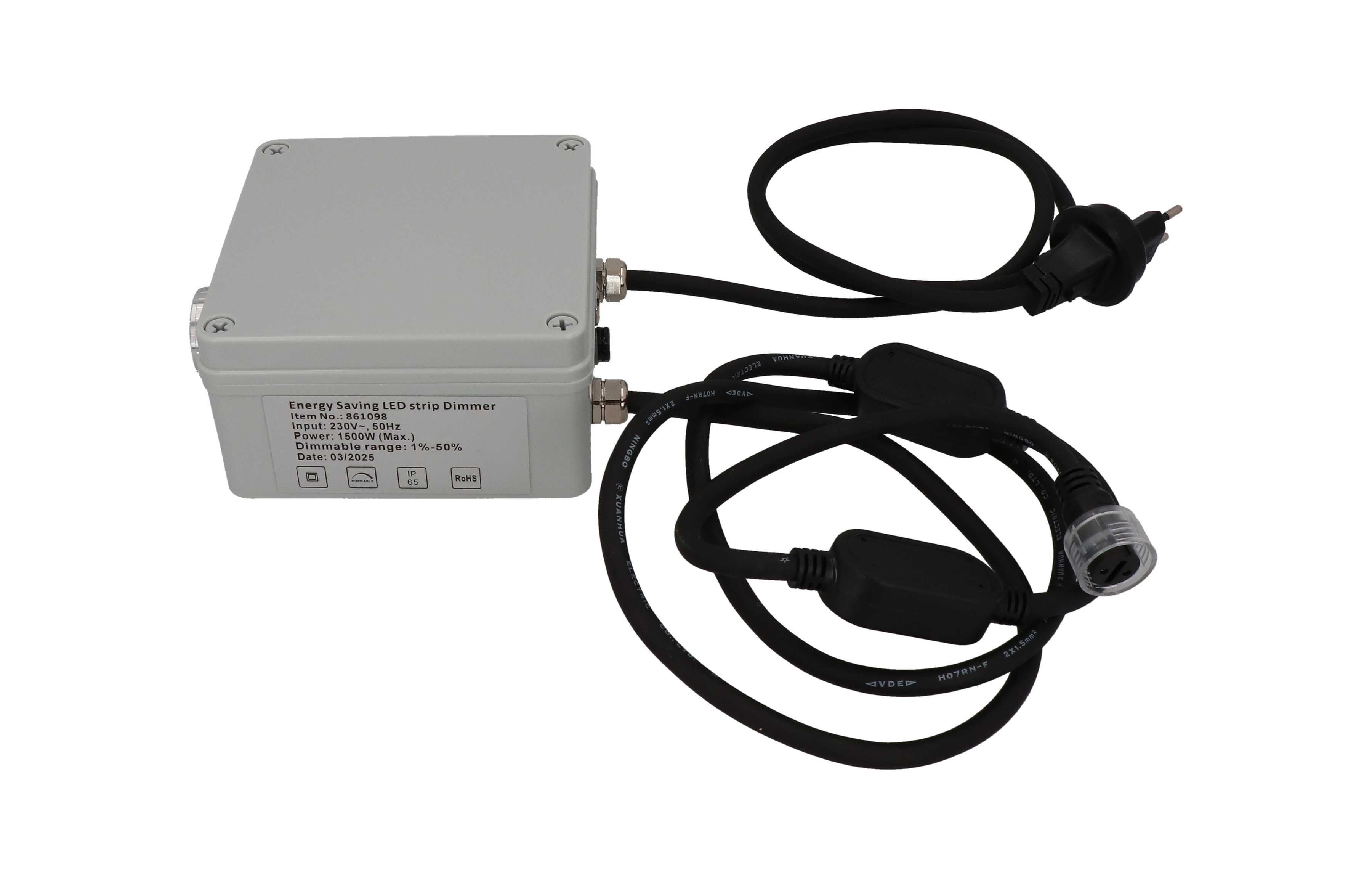 Variateur avec fiche type 11 pour FlexLED, max. 100m FlexLED