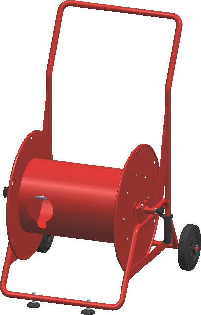 Reel body sheet steel red type 505