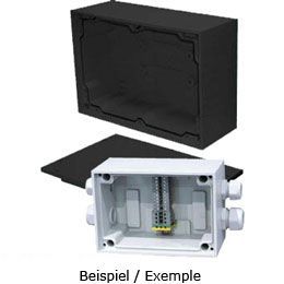 Scatola di derivazione in gomma tipo 3800 nera