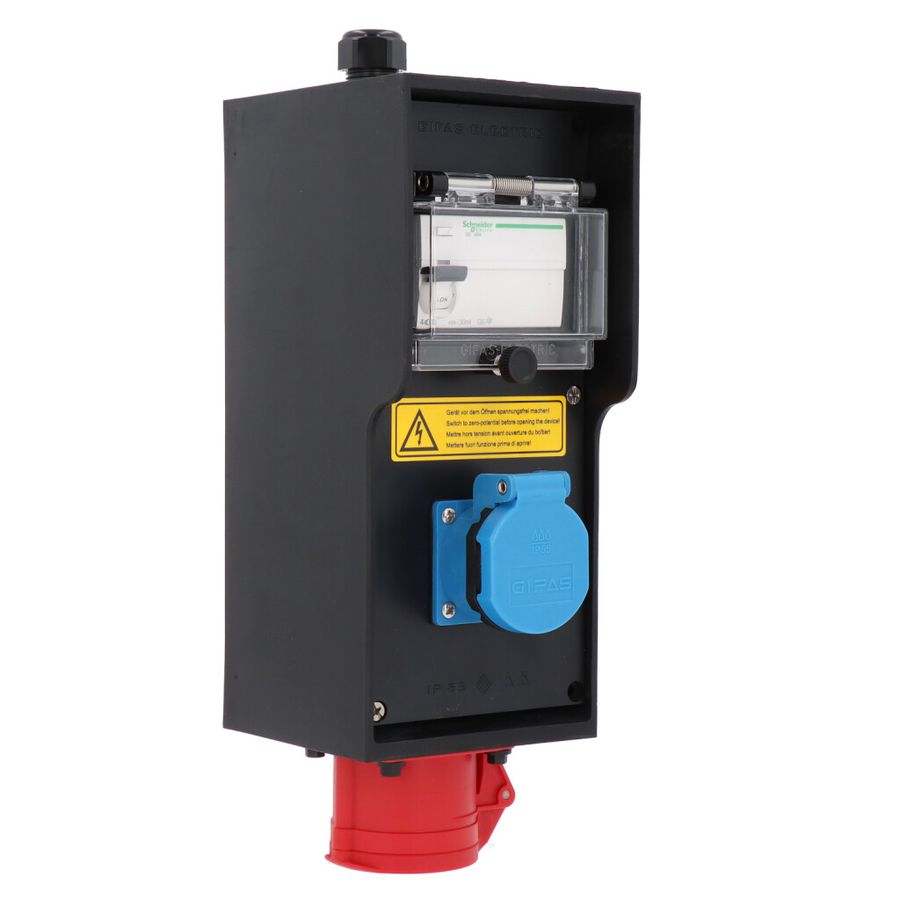 Small hard rubber distributor box type 2812, black
