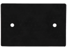 Wandreflektor Kunststoff schwarz, 188 Glasperlen weiss, 120x80mm