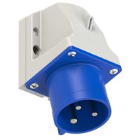 Plastic wall plug CEE 32A/230V, 2P+PE/6h, IP44