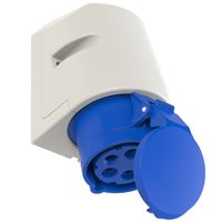 Plastic wall socket CEE IP44