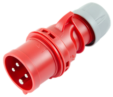 Plastic plug CEE IP44/IP54