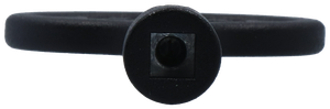 Chiave quadrata 6mm, nero