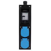 Small hard rubber distributor box type 1400, black