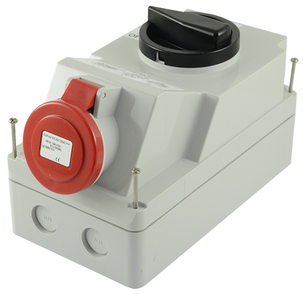 Presa da parete CEE 400V/16A/3P+