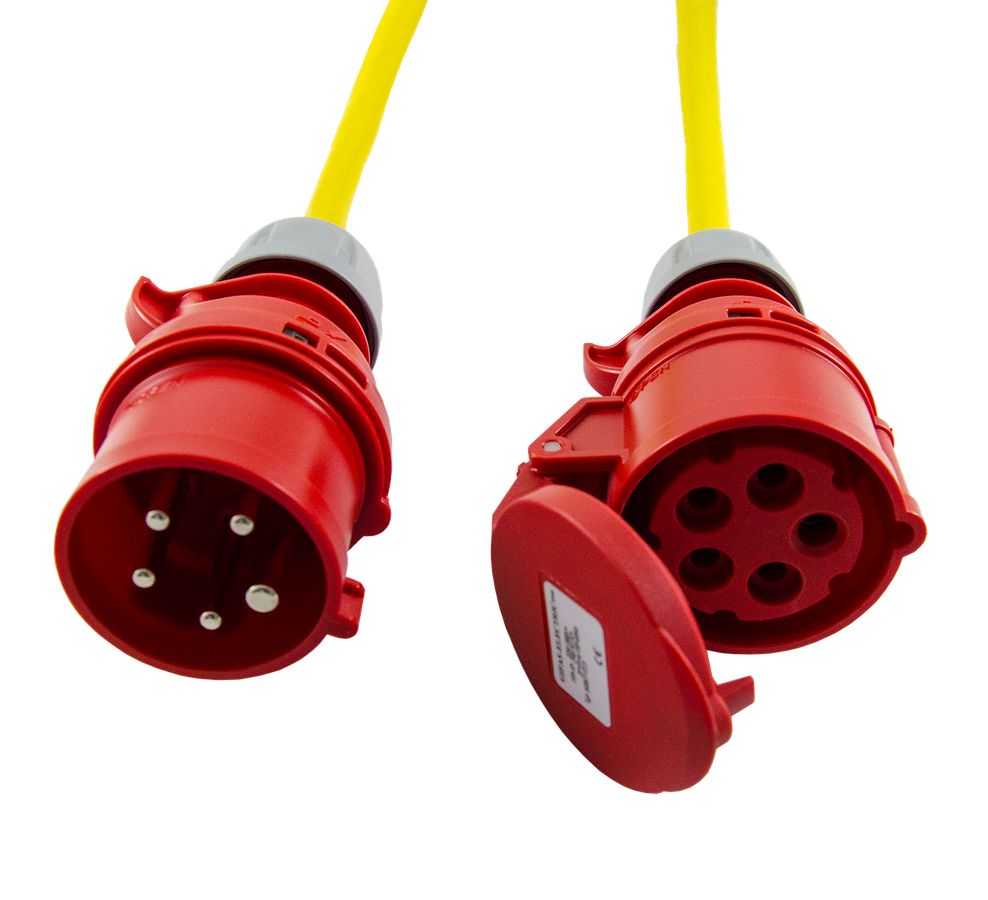 Extension cable GIFAFLEX, yellow RAL 1021