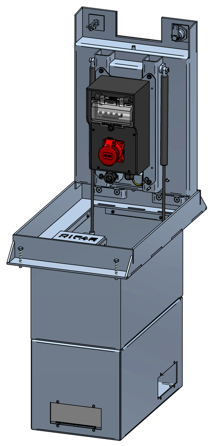CAMPETTO S Underfloor distributor box, V2A, C250,