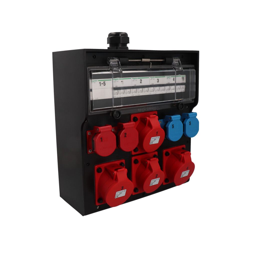 Quadro elettrico in gomma dura tipo 7700 nero