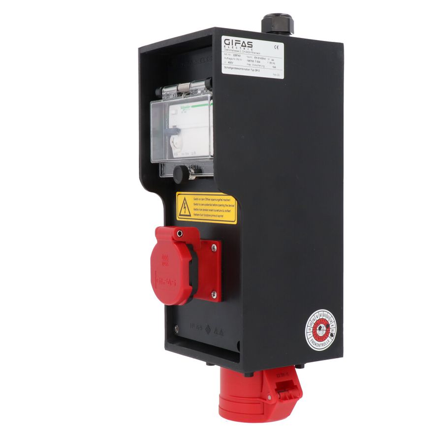 Small hard rubber distributor box type 2812, black