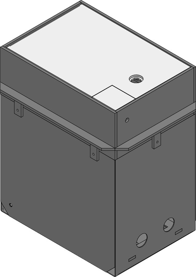 RETRANT Underfloor distributor empty