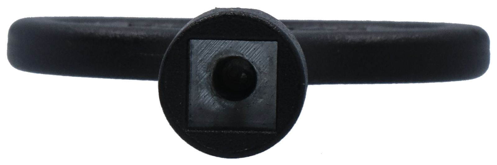 Square lock key 8mm, black