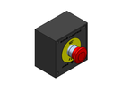 Emergency stop switch pull-release