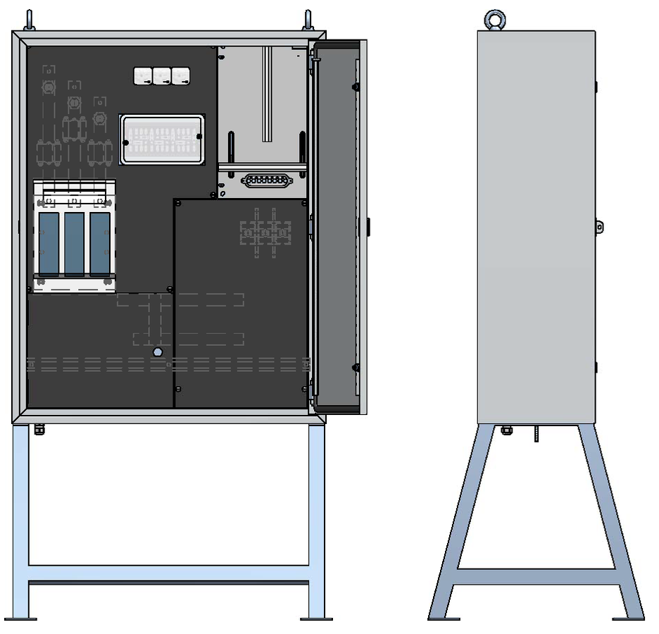 Construction site main cabinet 250A