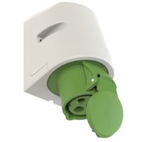 Plastic wall socket CEE IP44
