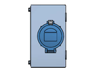 Junction and connection box, fireproof