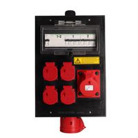 Quadro elettrico in gomma dura tipo 3800, nero