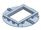 Campetto 4 V2A 7800/2 750x880x650 B125 Klappe, Gifasschloss