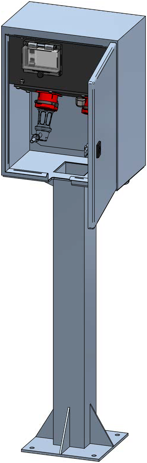 Boîtier de distribution apparent V2A,