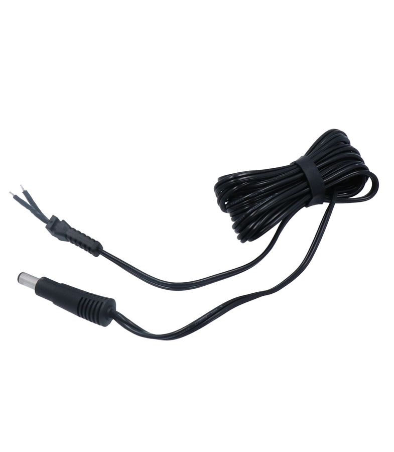 Charger connection cable with plug for
