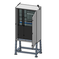 Quadro di distribuzione in lamiera d'acciaio da 400A su supporto